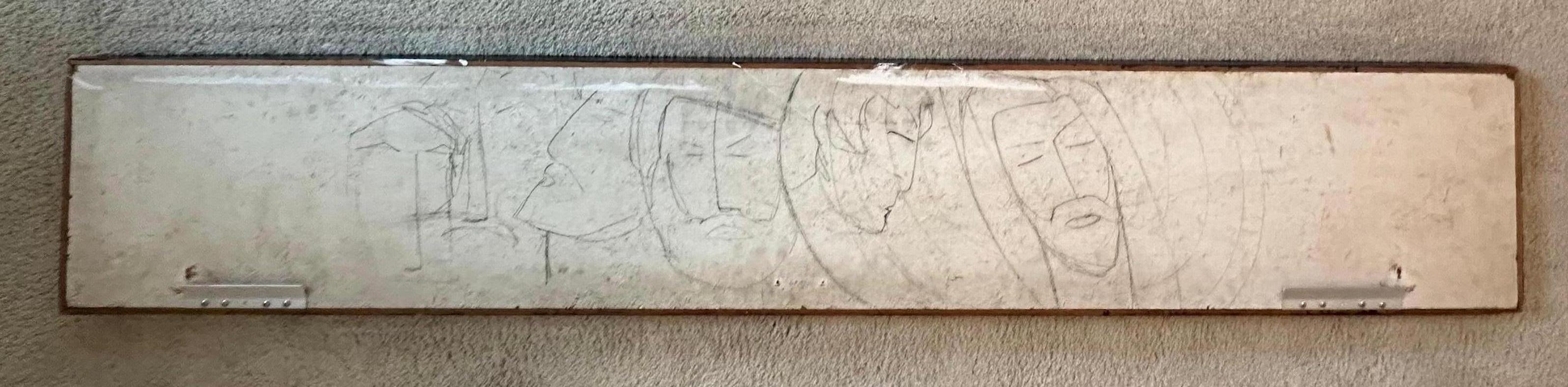 Massive MCM Mosaik Wandbehang von Jesus und Jünger im Angebot 10