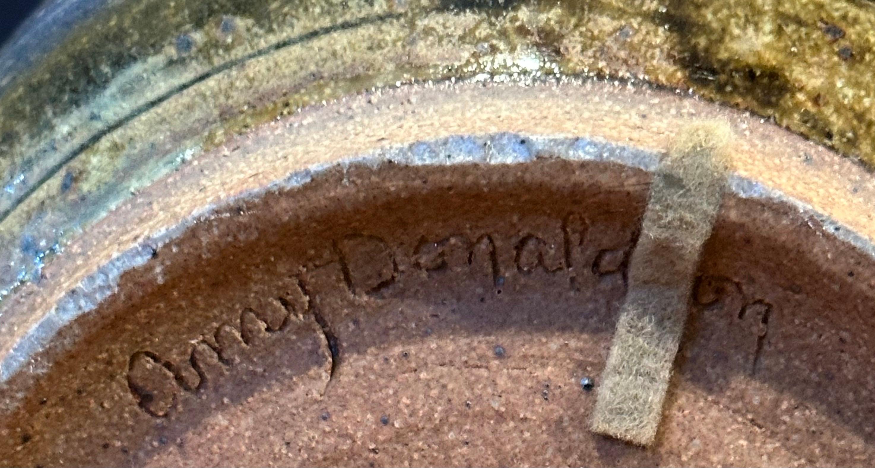 Massiver MCM Steingut Studio-Keramik-Keramik-Krug mit Deckel von Amy Donaldson im Angebot 7
