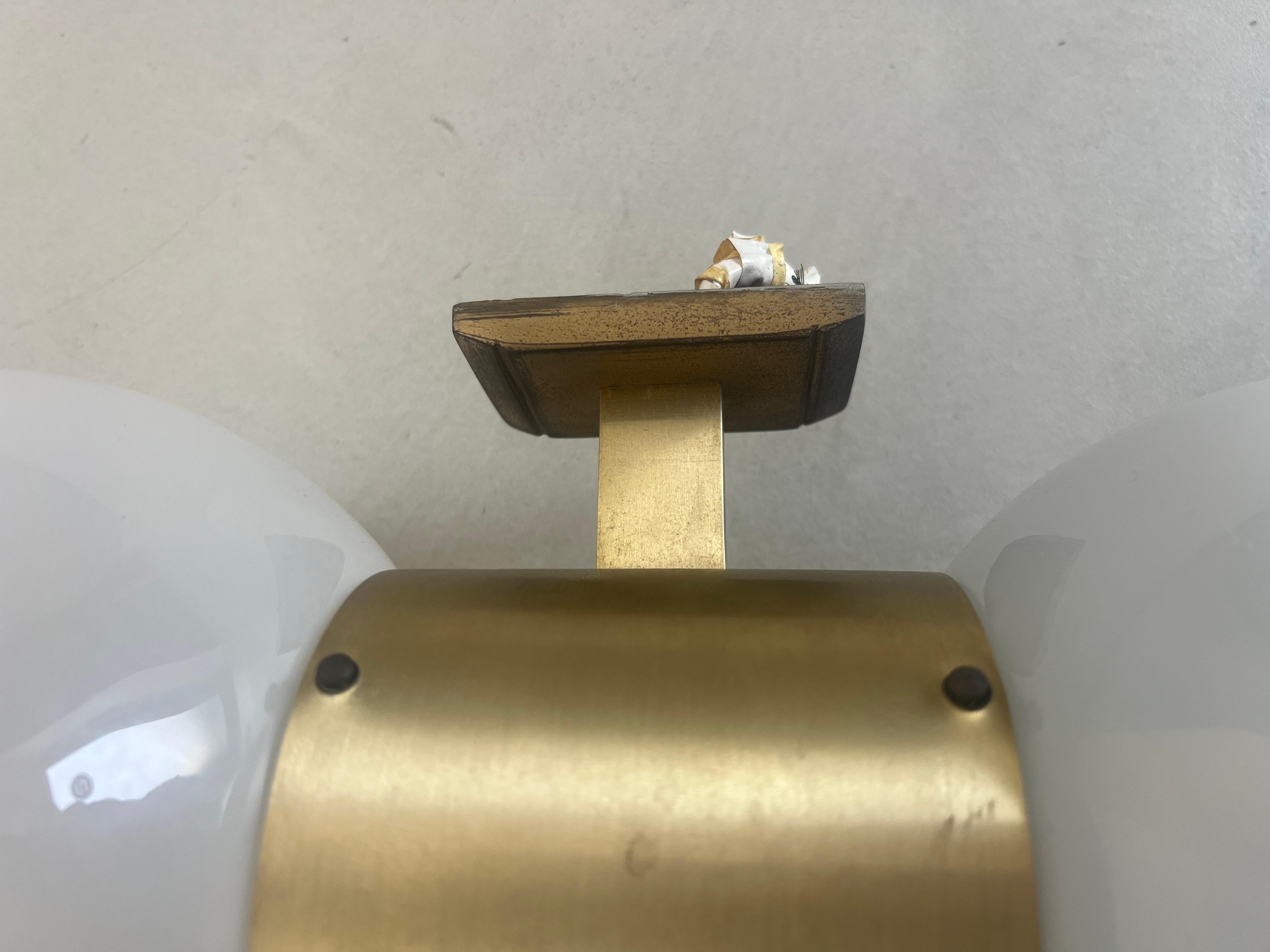 Metallo e vetro massiccio  Applique da parete anni '70 Stilux Milano in vendita 9