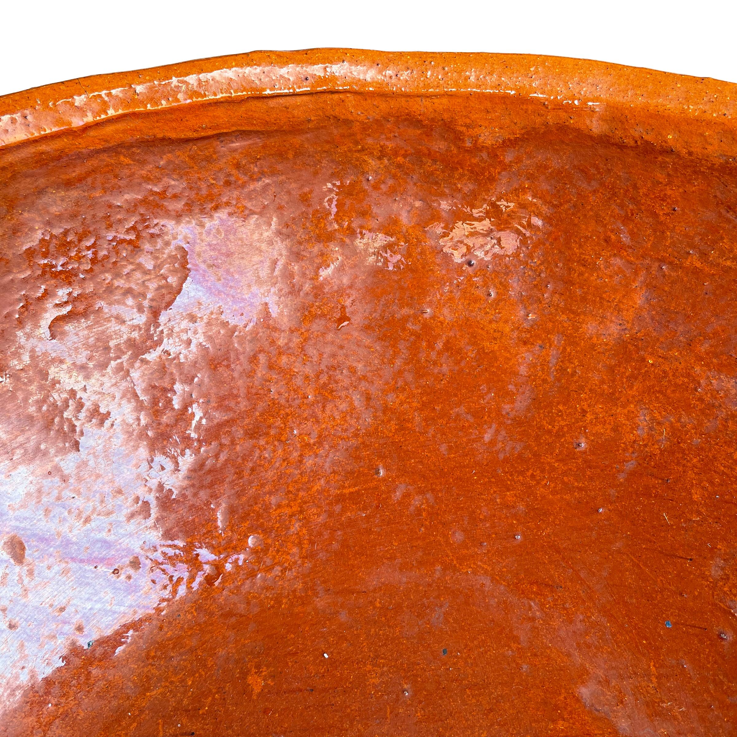 Massive Mexican Terracotta Bowl 2
