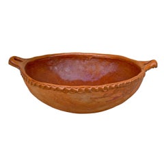 Vintage Massive Mexican Terracotta Bowl