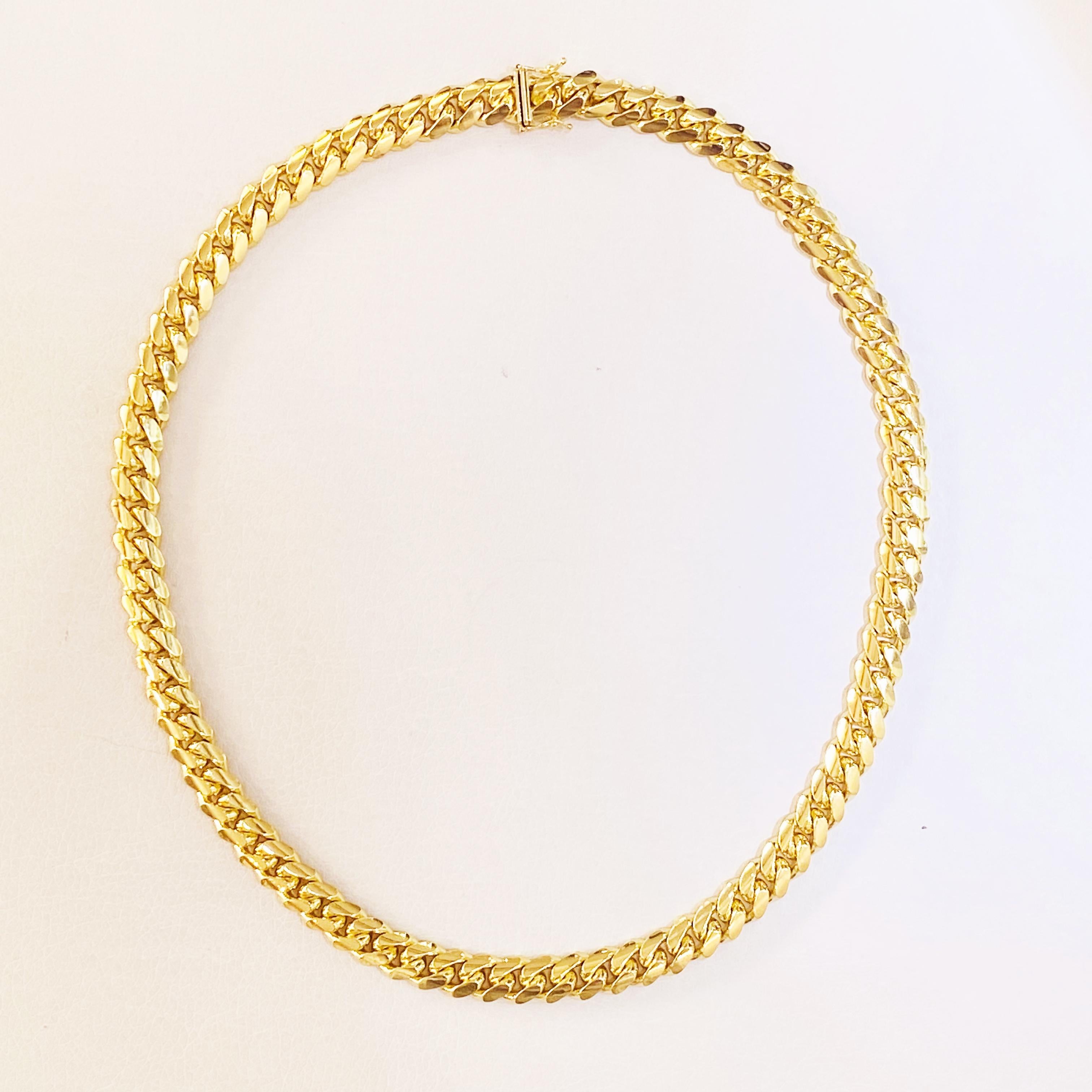 Massive Miami Cuban Chain Extra Large Xl Solid 14k Gold 10 Mm 185 5 Grams 22 In For Sale At 1stdibs
