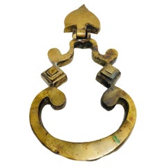 Massiver Mid Century Modern 12" Gothic UK Artisan Asian Insp Door Knocker 6 lbss+