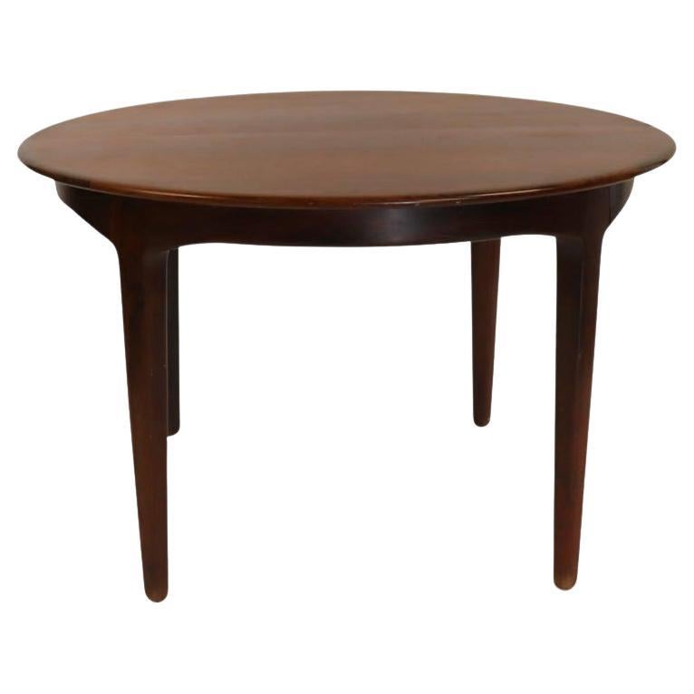 Mesa de comedor extensible danesa de palisandro de mediados de siglo de Henning Kjærnulf