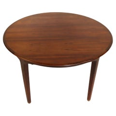 Massive Mid century Rosewood Danish Extension Dining Table by Henning Kjærnulf