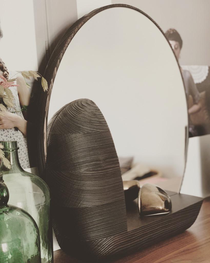 XXI secolo e contemporaneo Massive mirror by Charlotte Besson-Oberlin in vendita