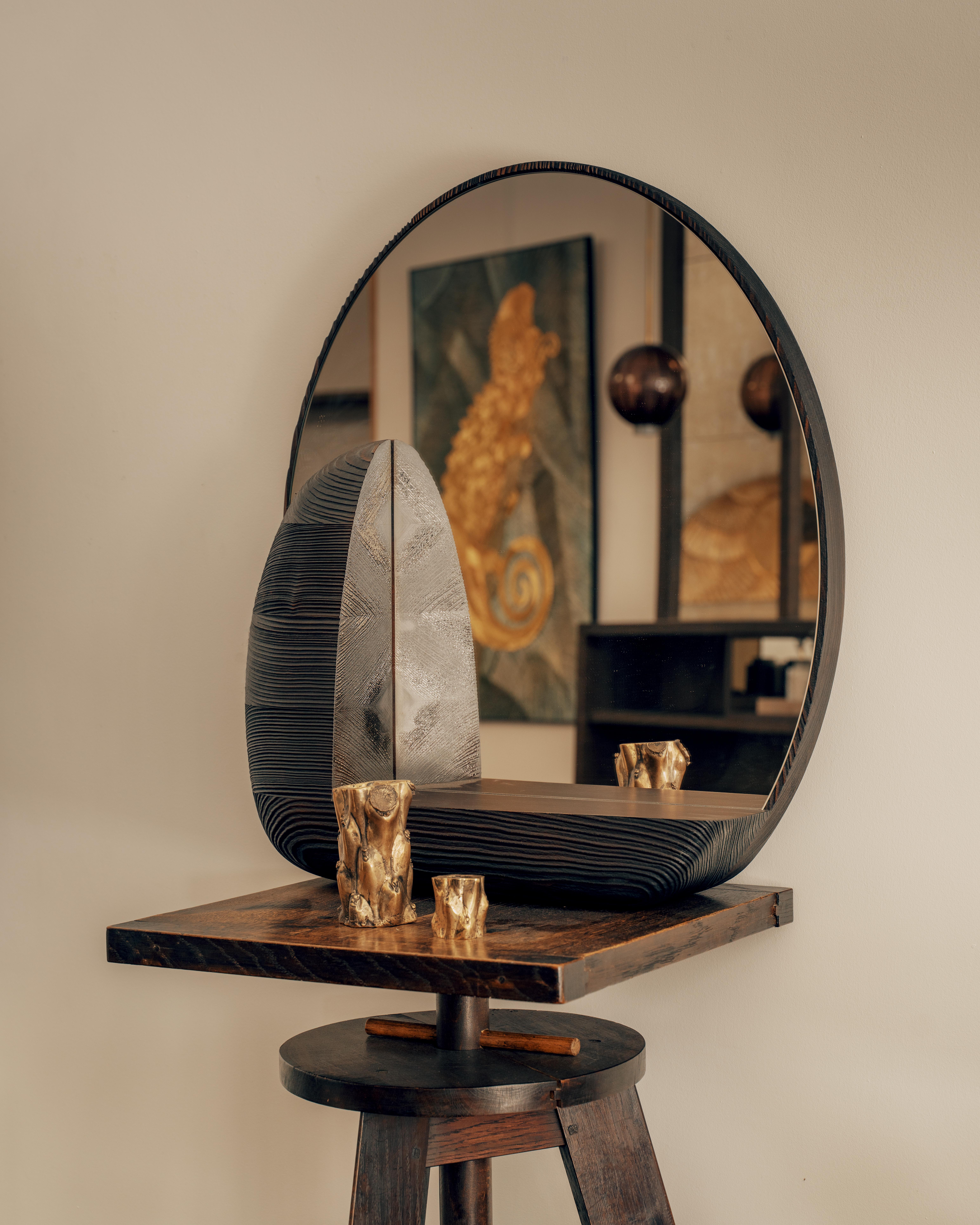 Specchio Massive mirror by Charlotte Besson-Oberlin in vendita
