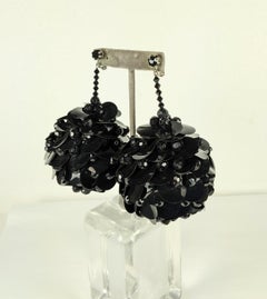 Massive Mod Sequin Ball Earrings