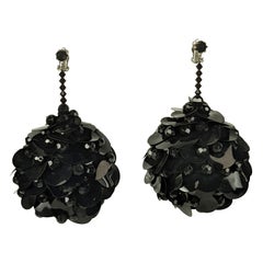 Boucles d'oreilles boule à paillettes - Mod Massive