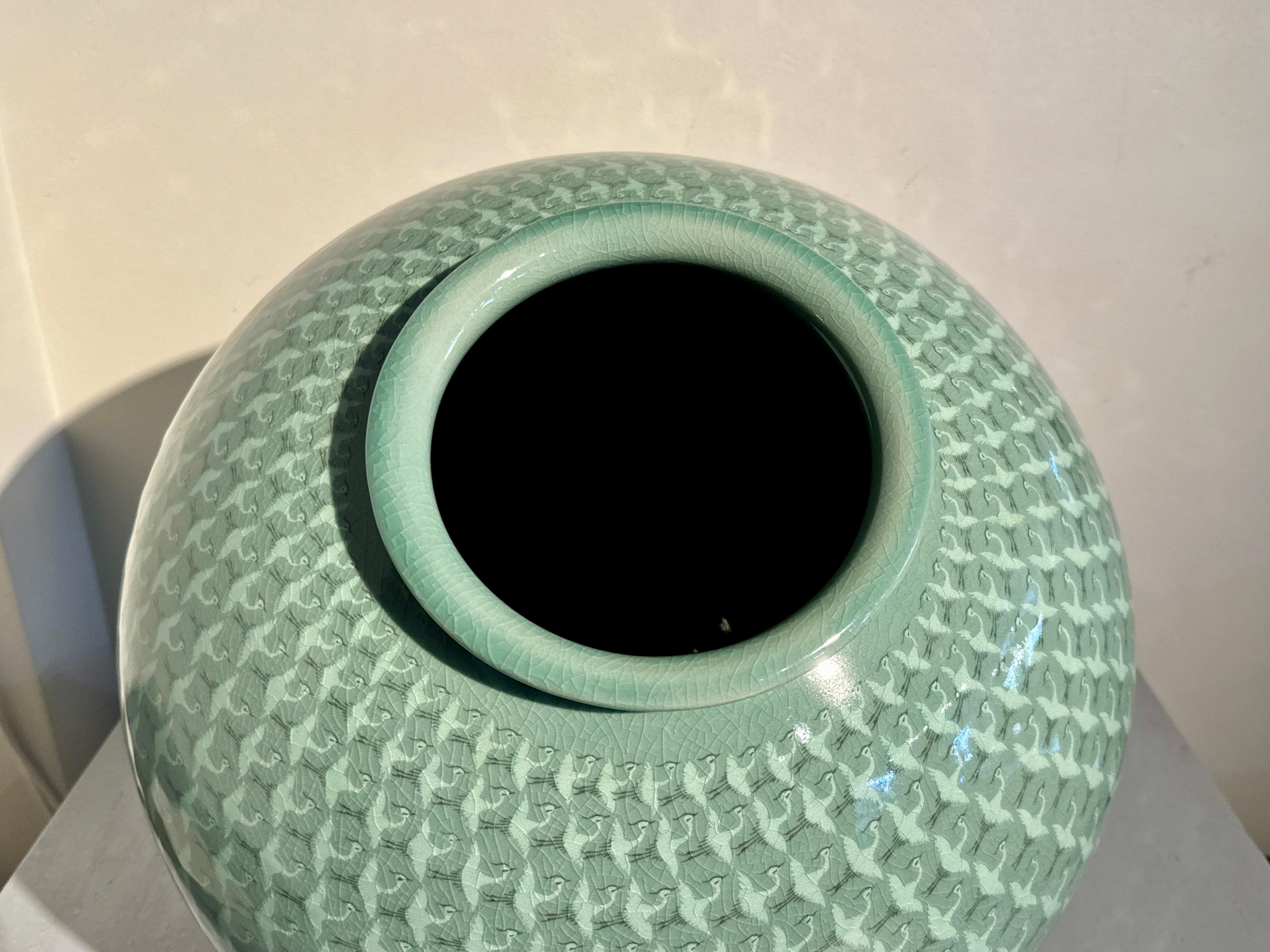 Contemporary Massive Modern Korean Celadon 