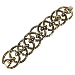 Massive Monet Retro Circle Link Bracelet