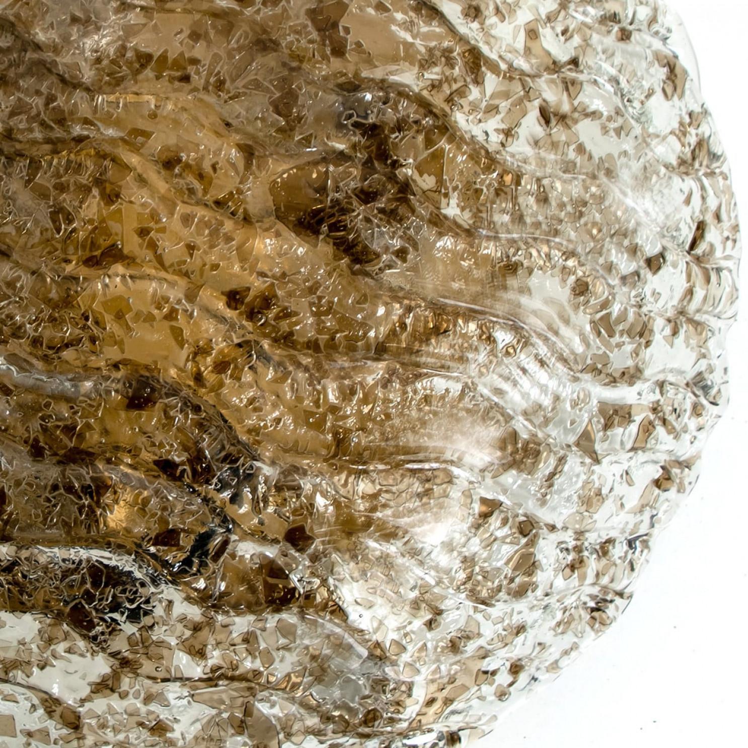Metà XX secolo Massiccia montatura da incasso in vetro di Murano, Germania, anni '60 in vendita