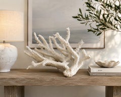 Massive Natural Staghorn Coral Specimen, Organic Modern Coastal Decor, 1970s