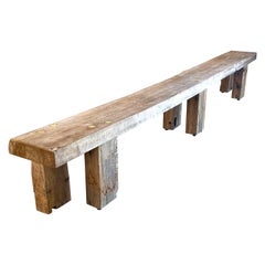 Massive Oak Bench