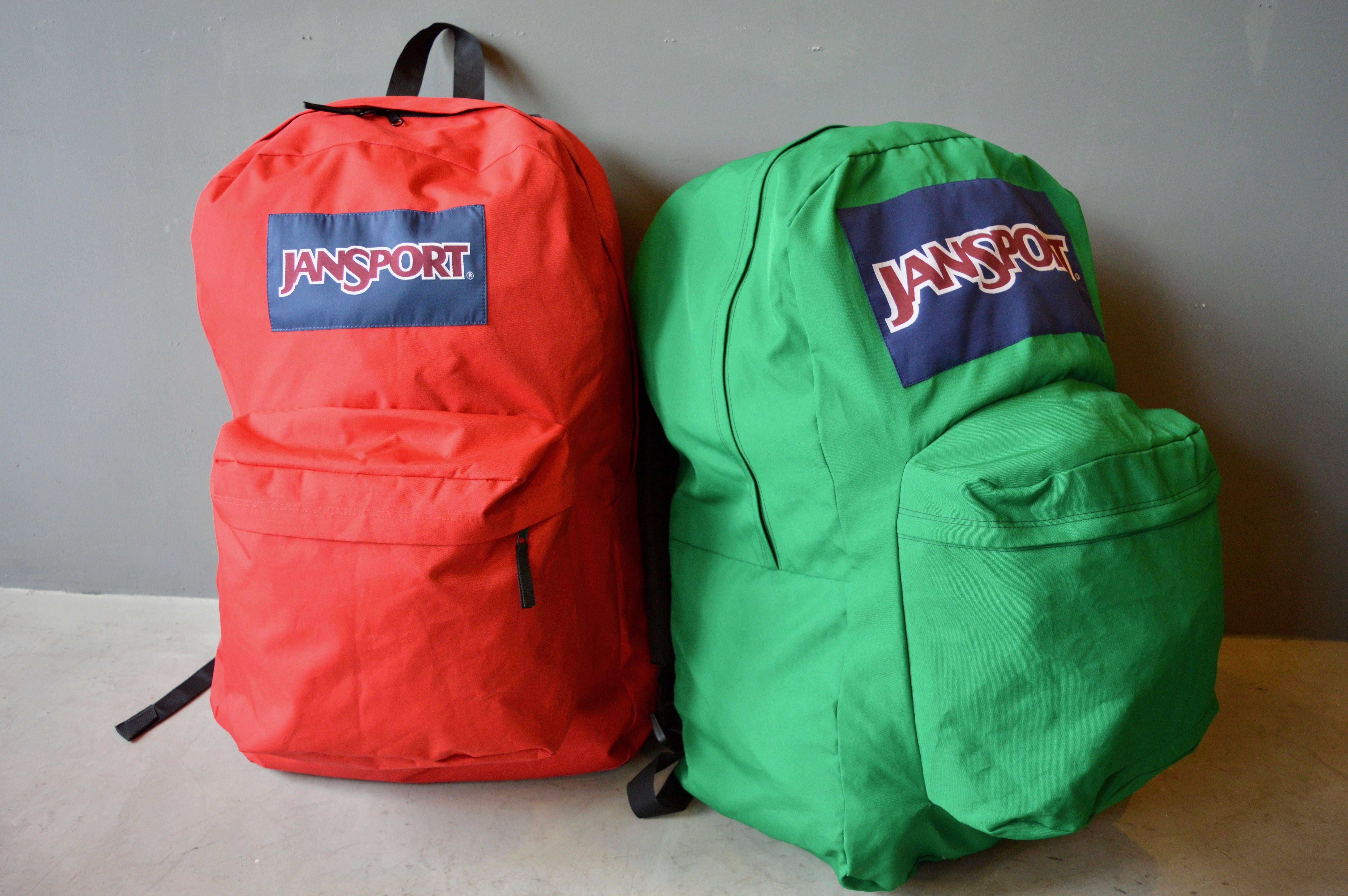giant jansport backpack