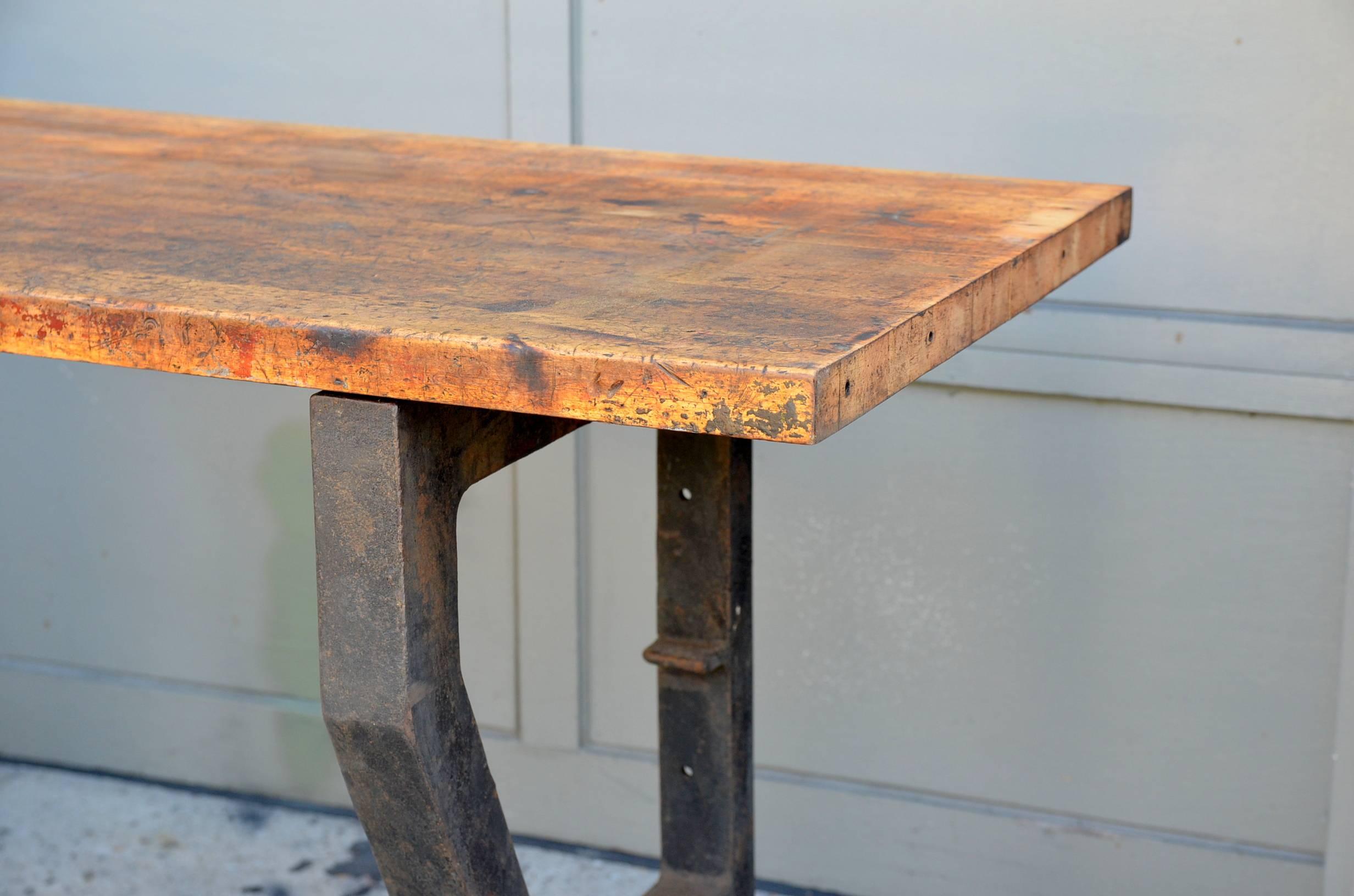 Consola industrial masiva patinada Hierro en venta