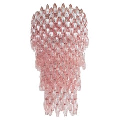 Lustre de Murano Poliedri massif rose