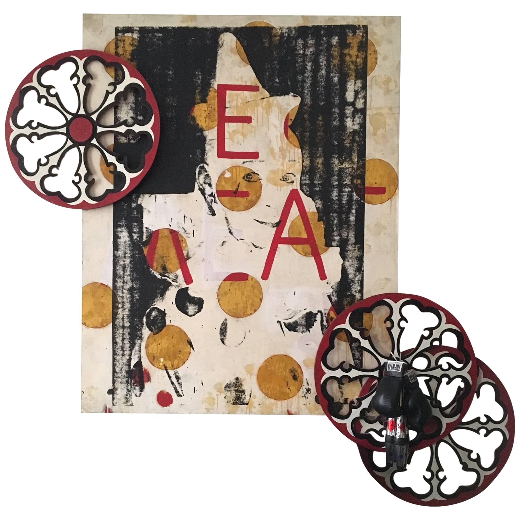 Massive Pop Painting by Ford Beckman For Sale