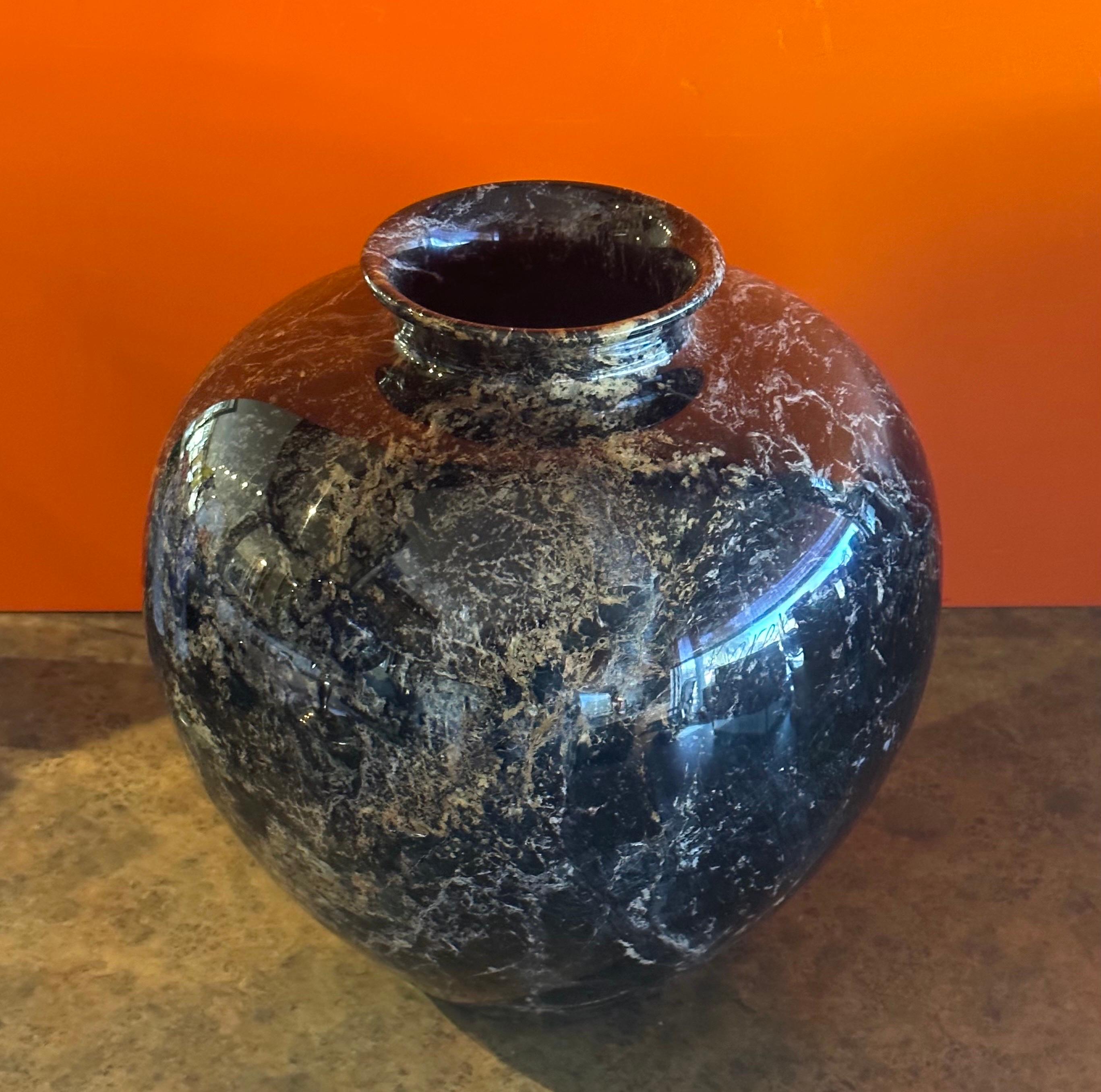 Massive Post-Modern Italian Marble Vase For Sale 6