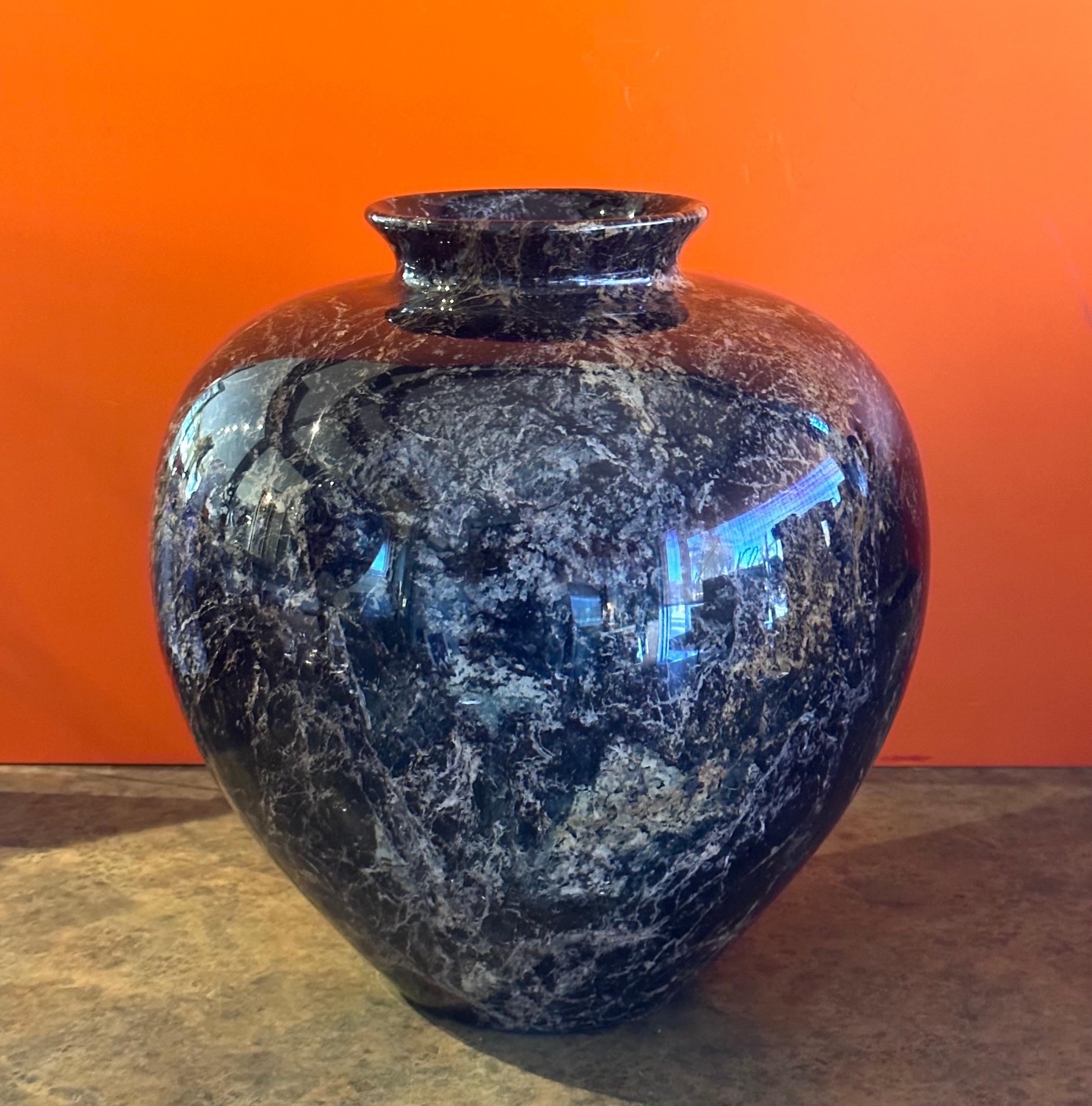 Massive Post-Modern Italian Marble Vase For Sale 8