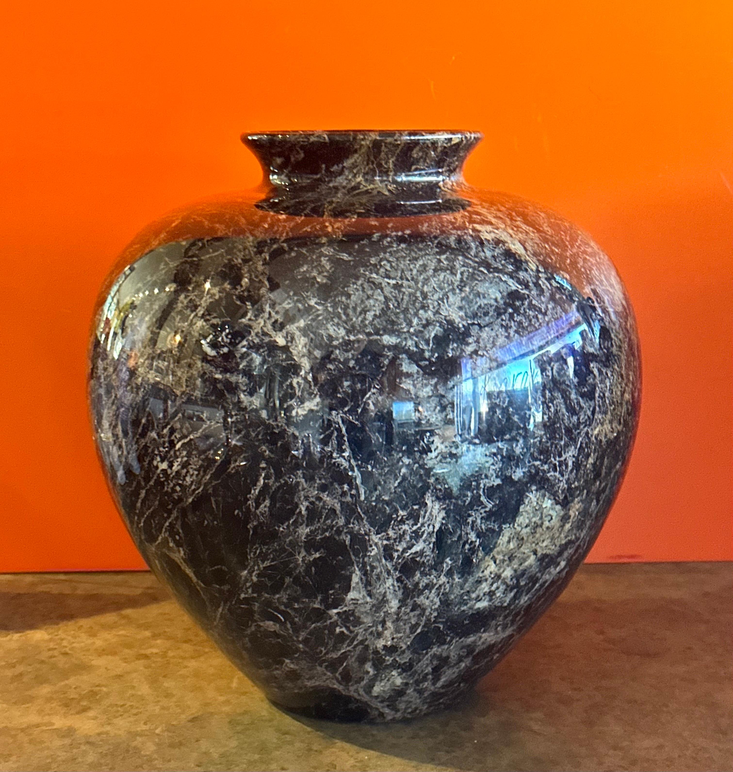 Massive Post-Modern Italian Marble Vase For Sale 4