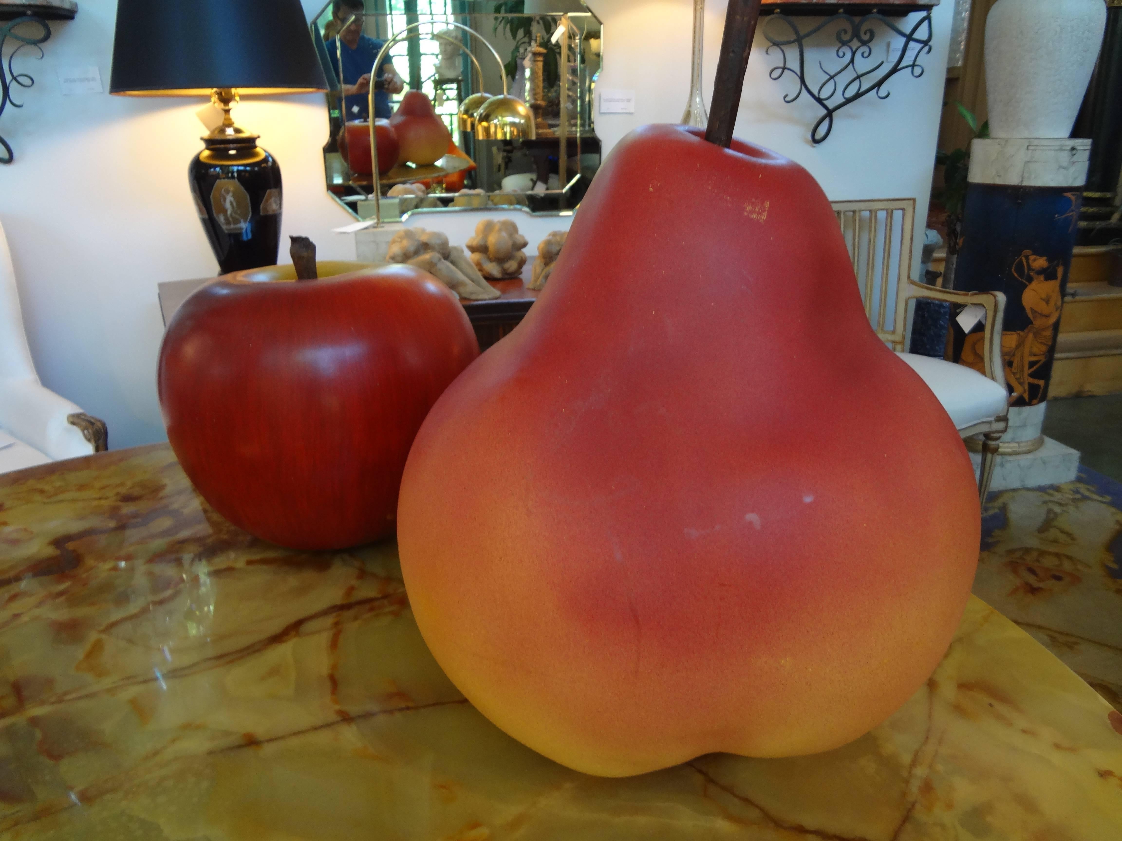 Post-Modern Massive Postmodern Pop Art Ceramic Fruit