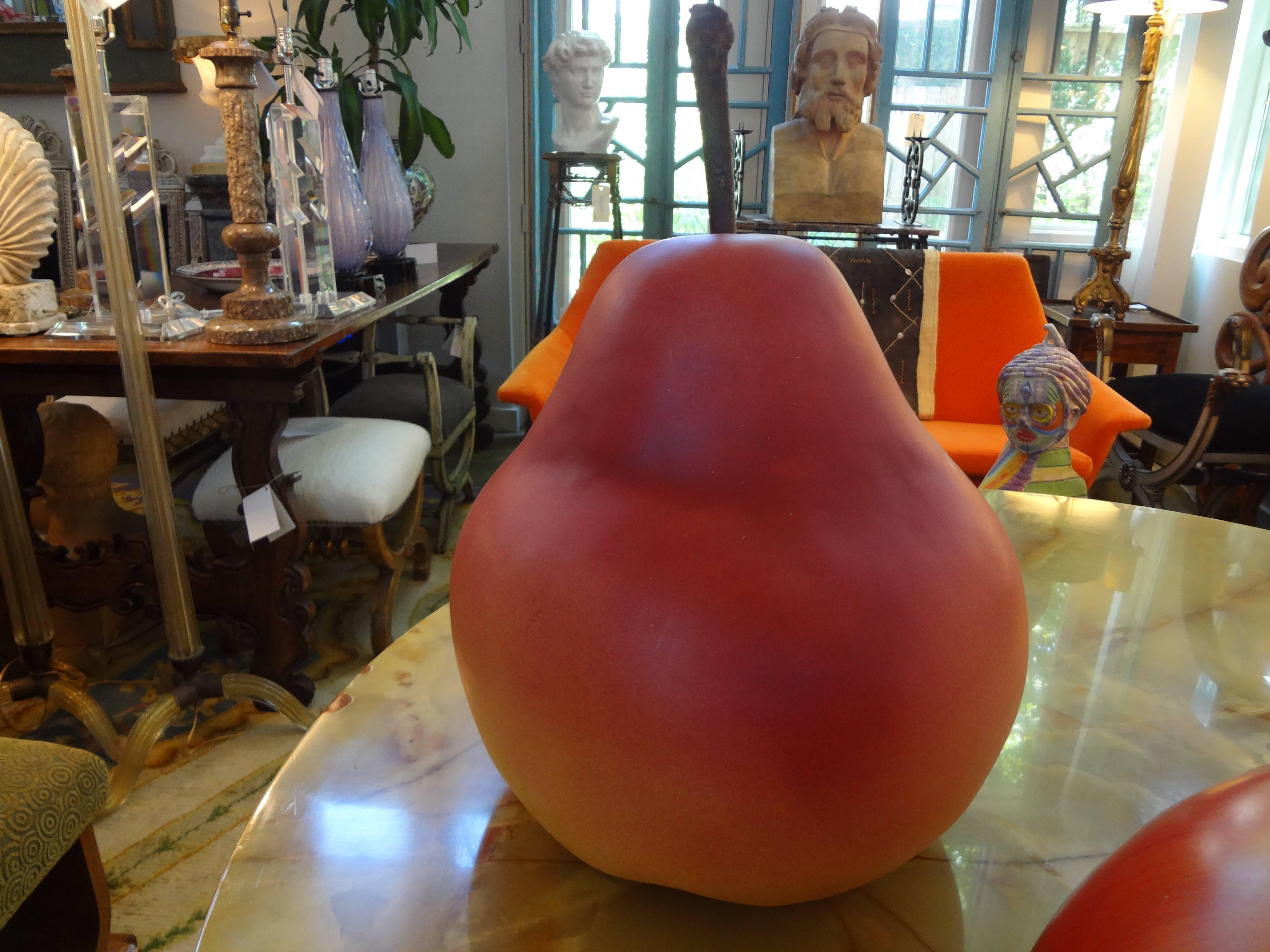 Massive Postmodern Pop Art Ceramic Fruit 1