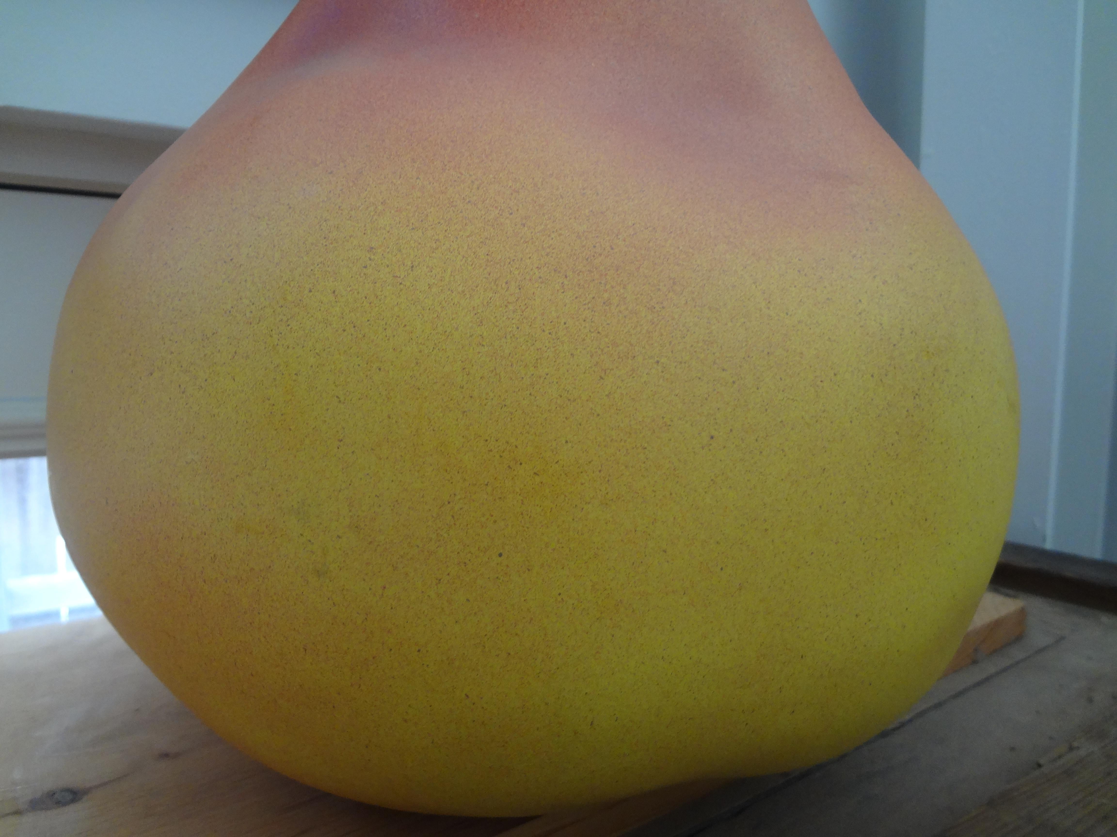 large ceramic pear