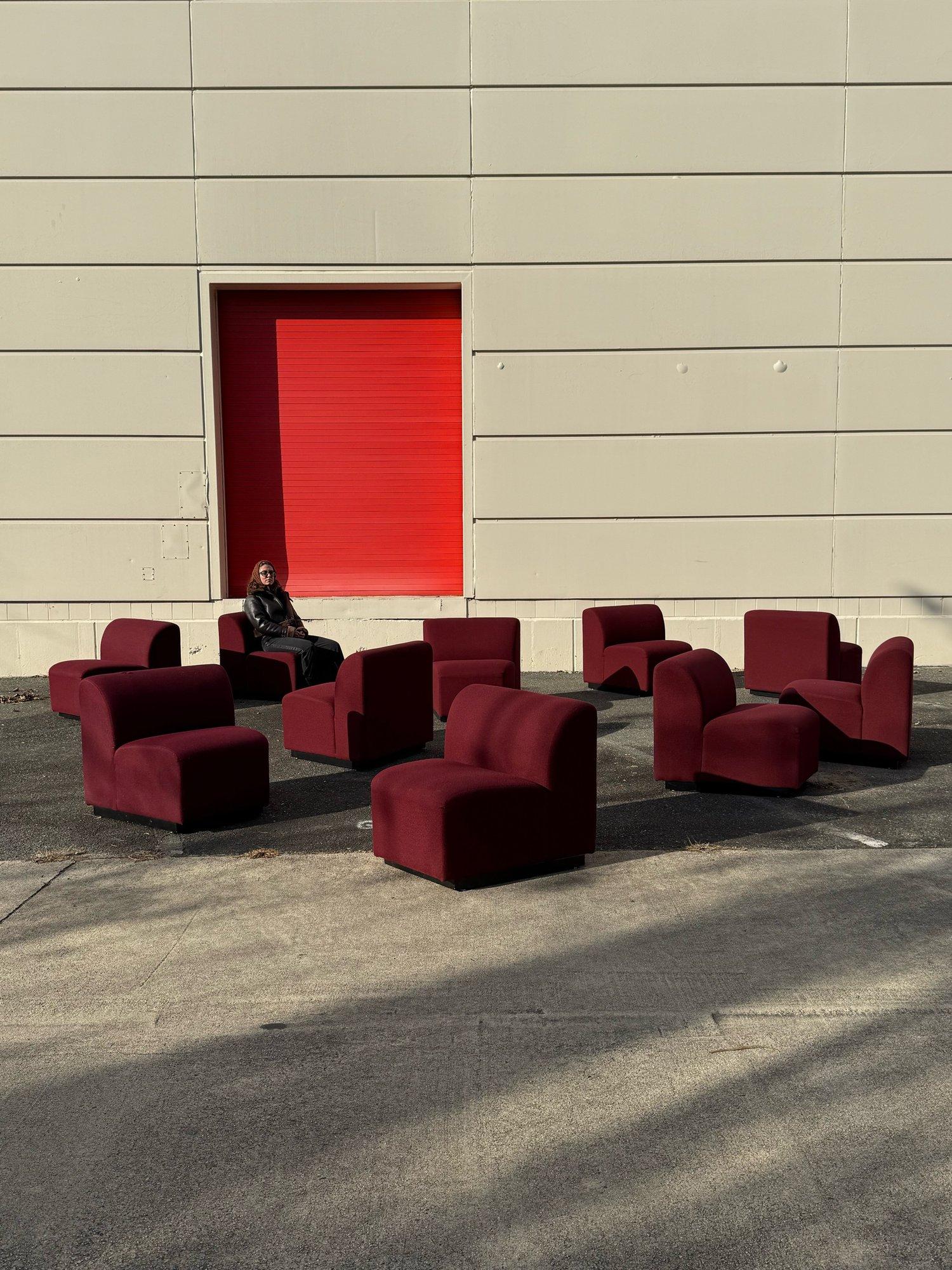 Massive Postmodern Vintage Ten-Piece Section Sofa 3