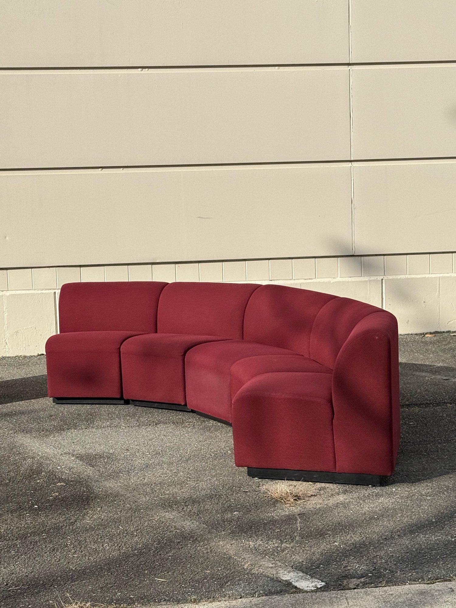 Massive Postmodern Vintage Ten-Piece Section Sofa 2