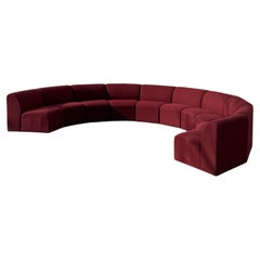 Massive Postmodern Vintage Ten-Piece Section Sofa