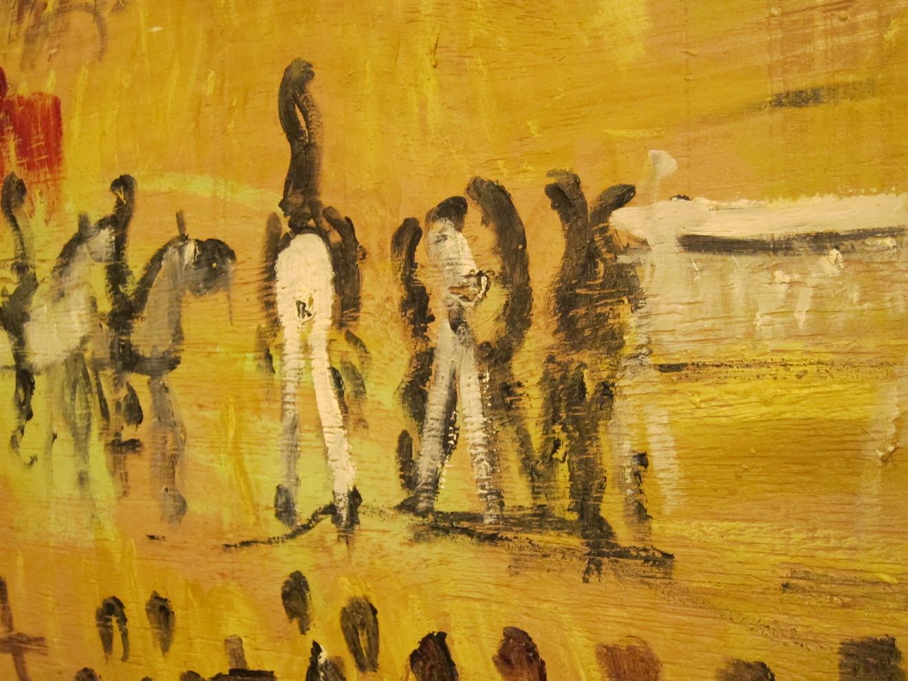 Massive Purvis Young Acrylic on Plywood For Sale 4