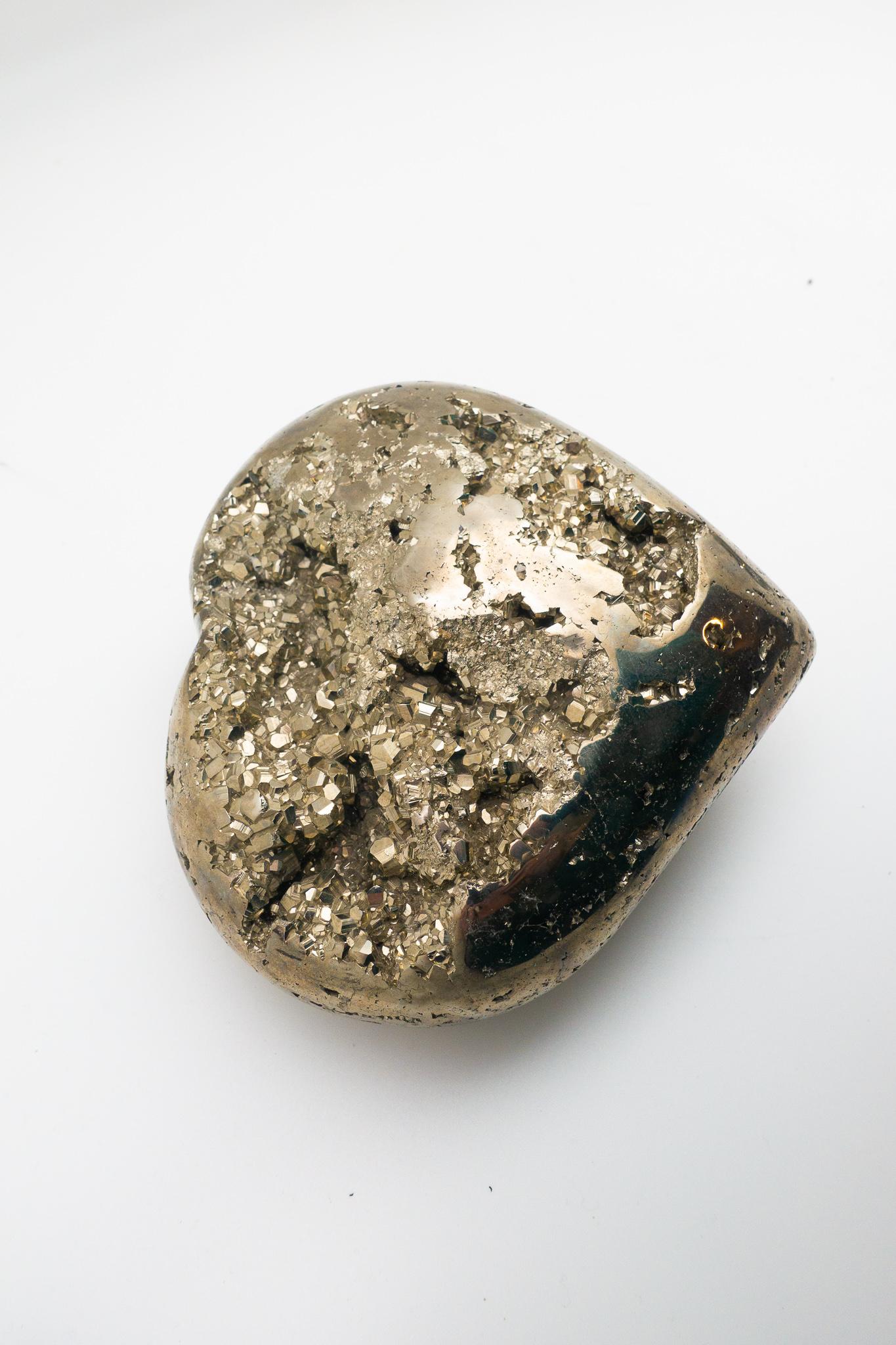 Massive Pyrite Valentine's Day Heart In Excellent Condition In New York, NY