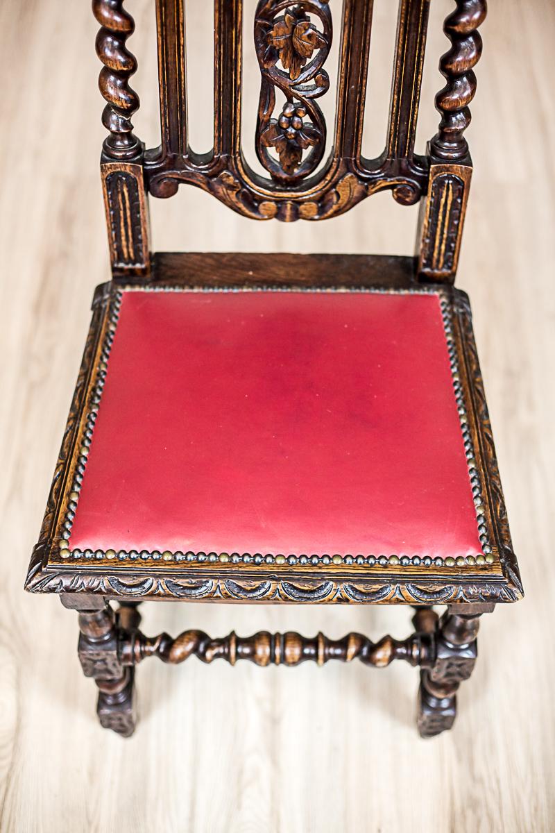 Massive, Richly Carved Chairs from the 19th Century For Sale 4