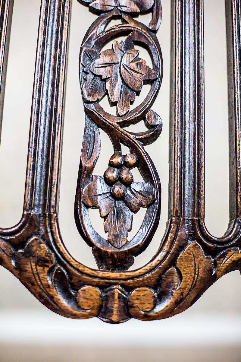 Massive, Richly Carved Chairs from the 19th Century For Sale 6