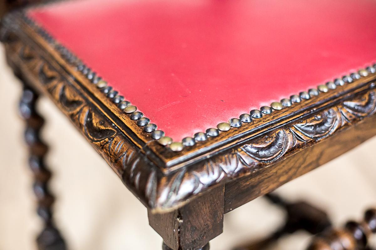 Massive, Richly Carved Chairs from the 19th Century For Sale 7