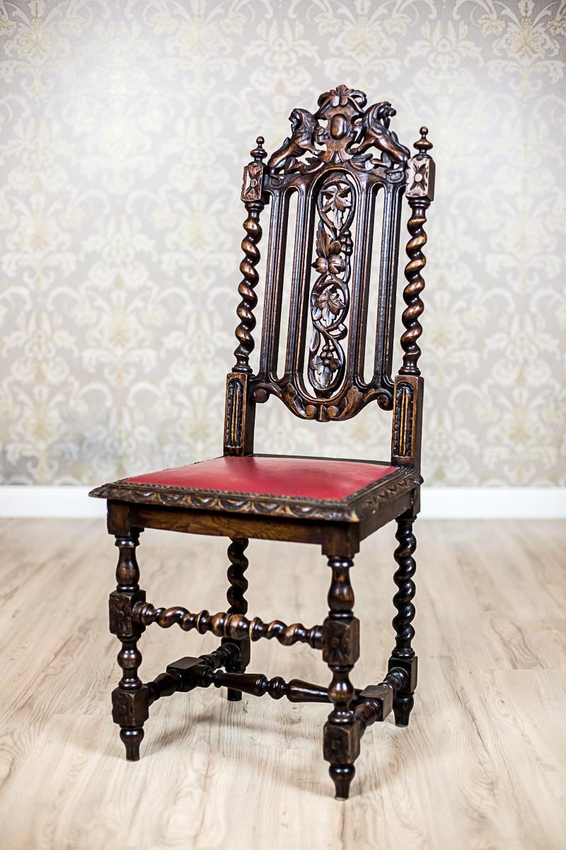European Massive, Richly Carved Chairs from the 19th Century For Sale