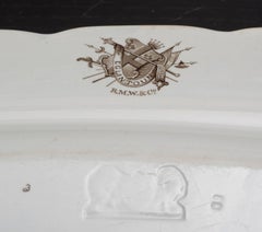 Massive Roast Beef of Olde Englande Armorial Eglinton Tournament Ironstone Plate