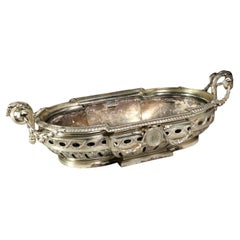Used Massive Silverplated Centerpiece Jardenier from Maison Odiot Paris
