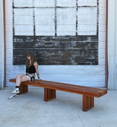 Massive Slat Bench