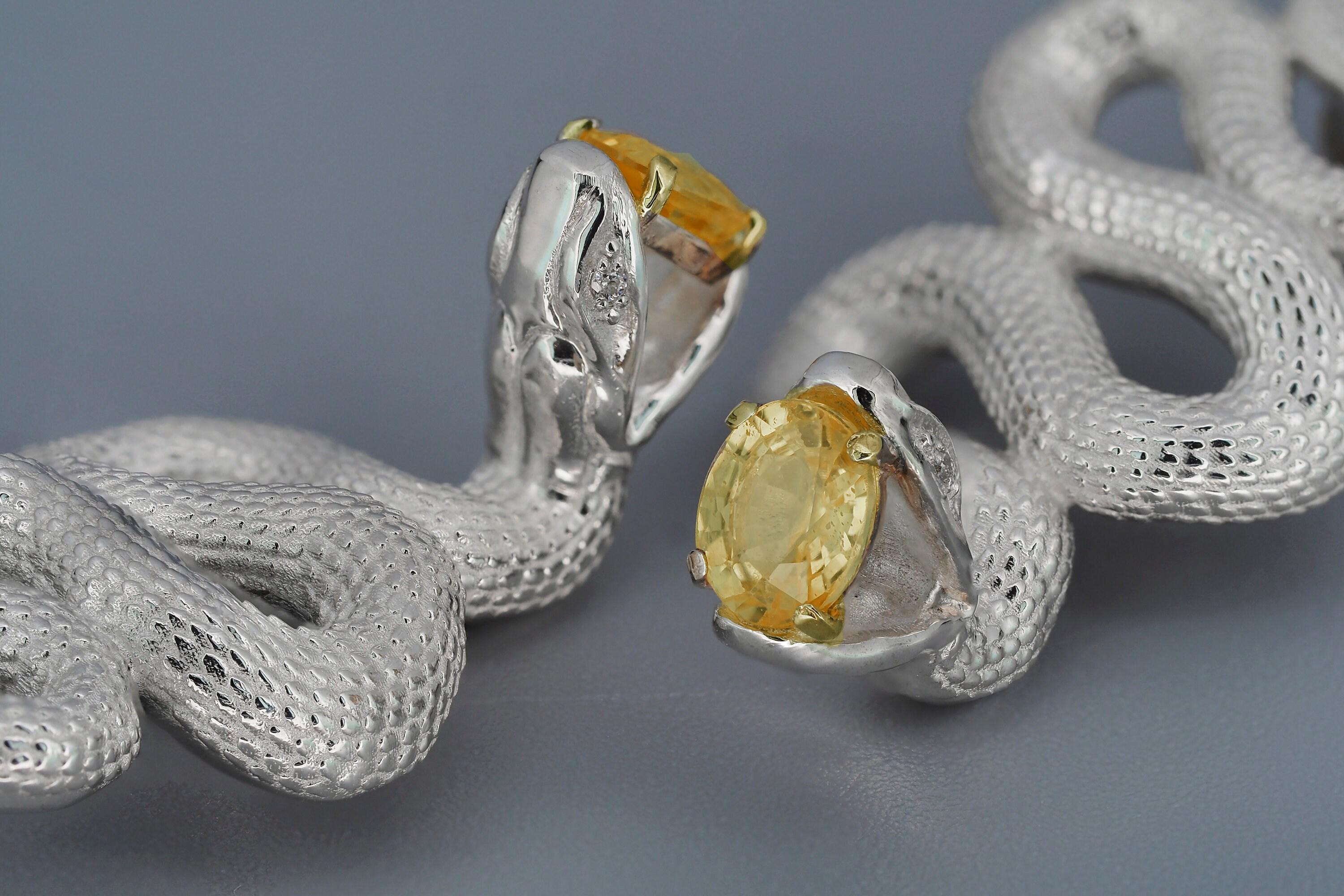 Women's Massive Snake earrings For Sale
