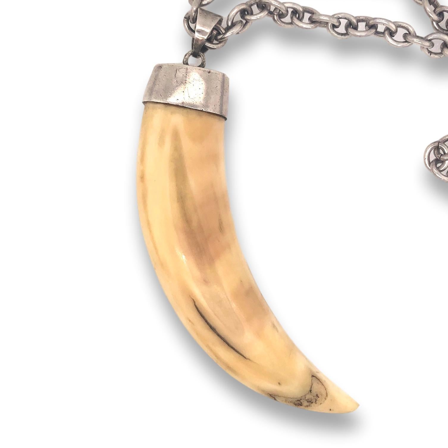 boar tooth necklace