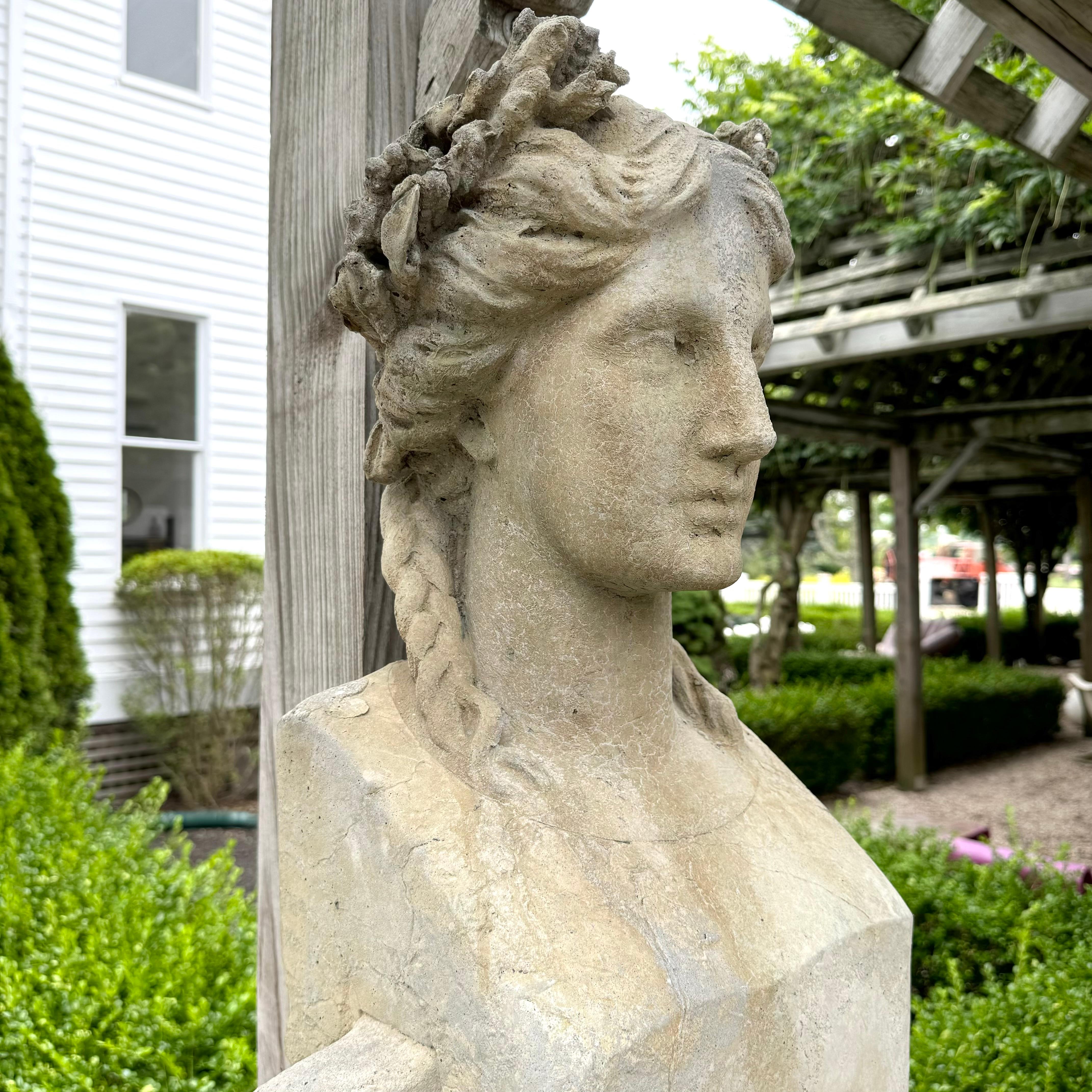 Massive Stone Aphrodite Statue, 1980s USA In Good Condition In Los Angeles, CA