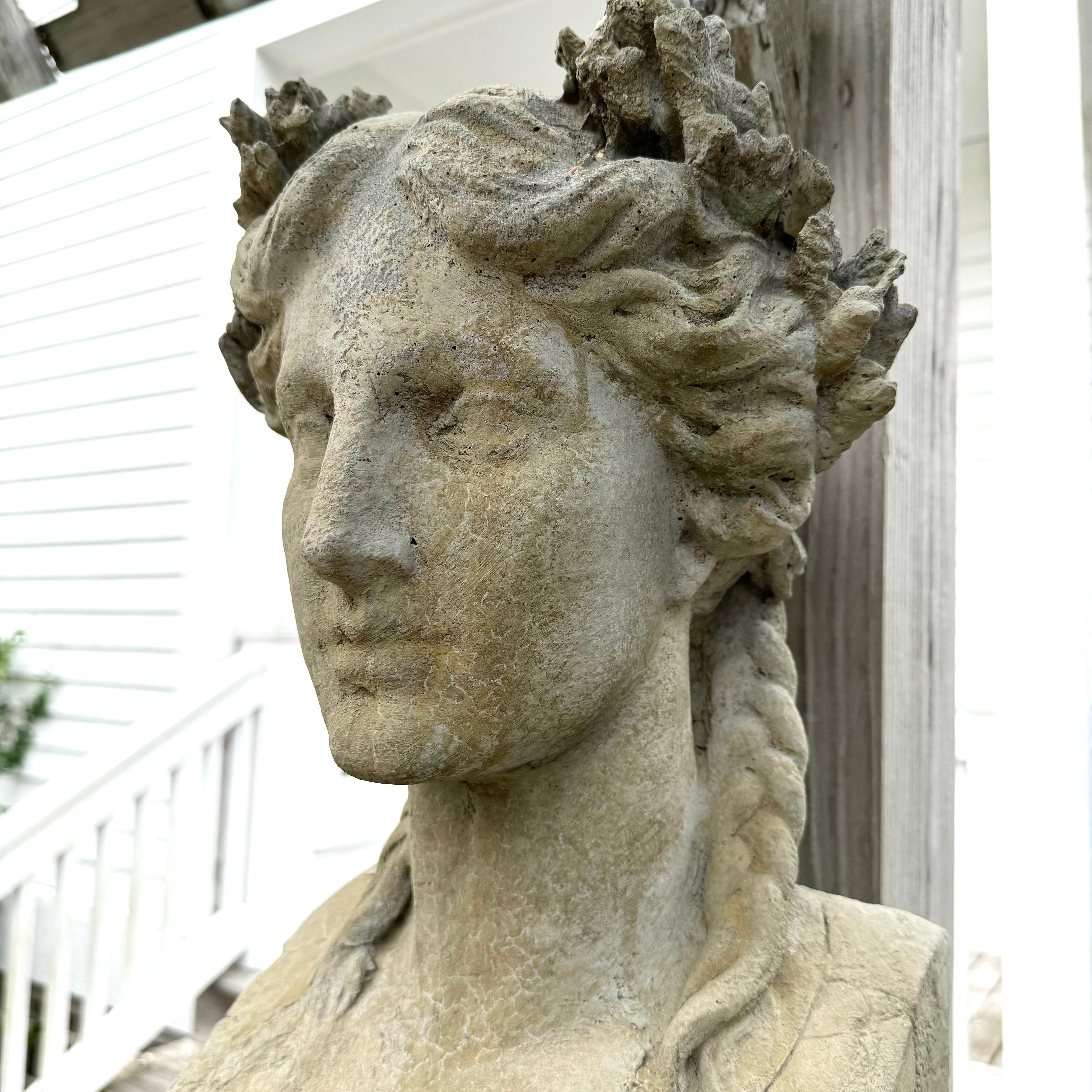 Massive Stone Aphrodite Statue, 1980s USA 3