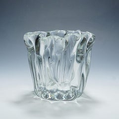Massive Stump of a Tree Art Glass Bowl by Tapio Wirkkala for Iittala 1951