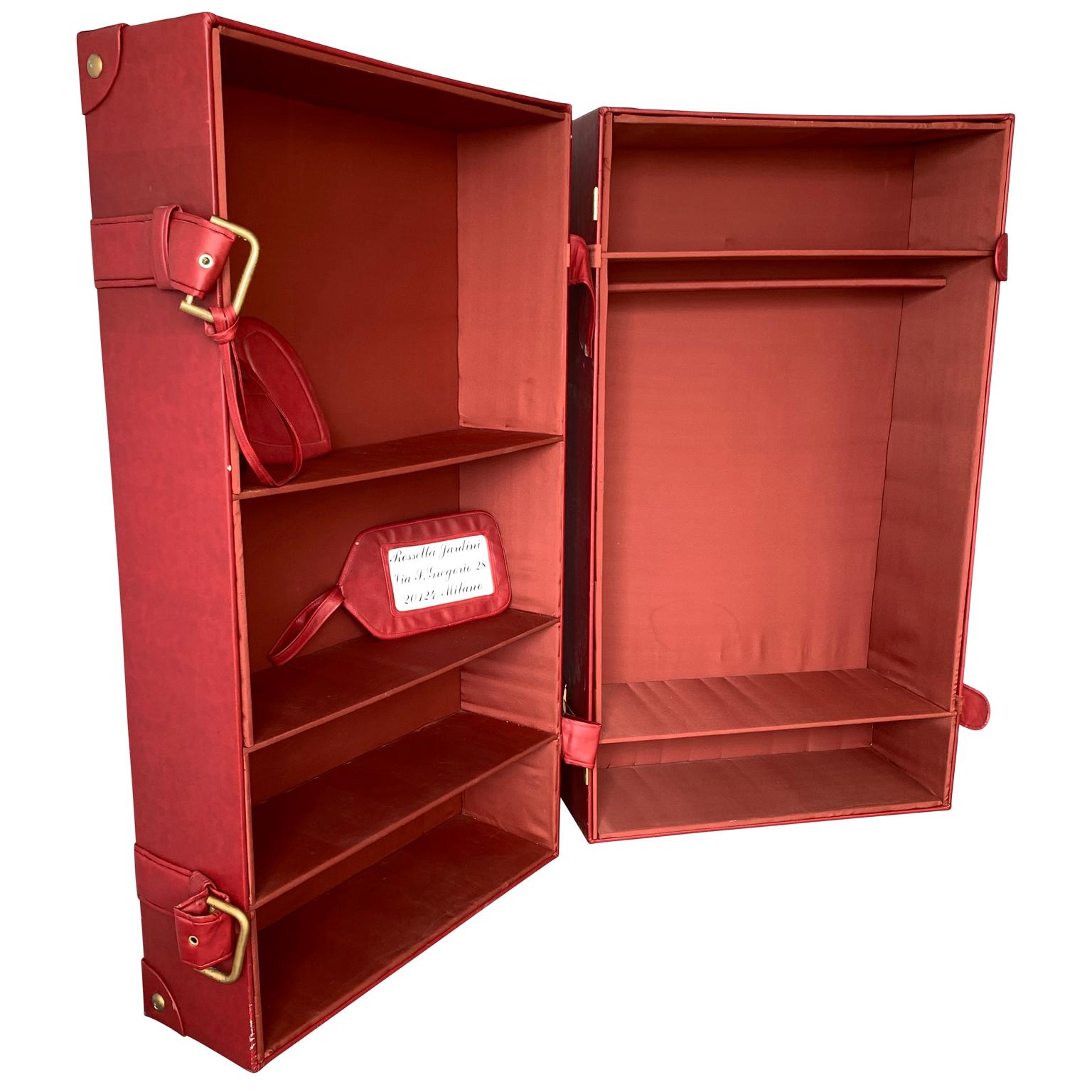 Modern Massive Suitcase Wardrobe Display-Case from Milan, Italy Flagship Store