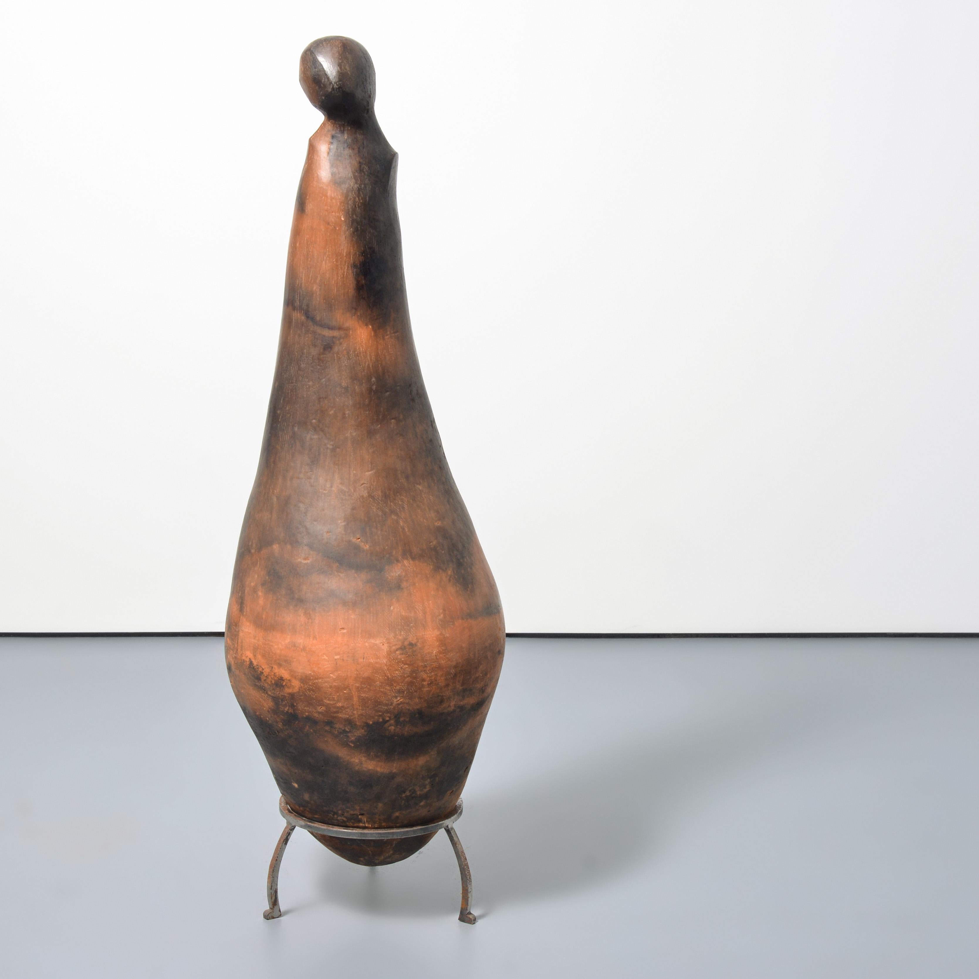 20ième siècle Sculpture / récipient de Sydney K. Hamburger, 53 po. (H)