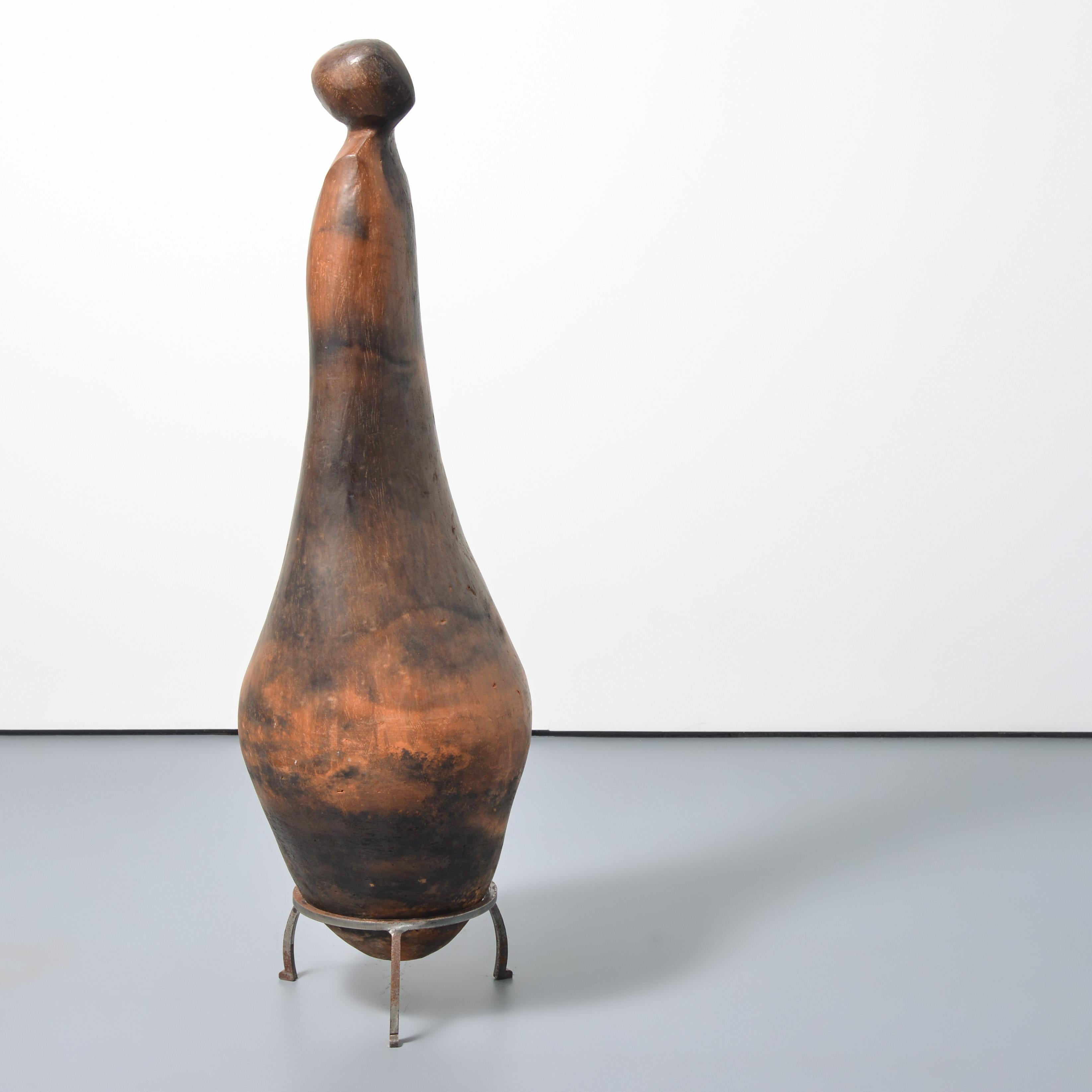 Sculpture / récipient de Sydney K. Hamburger, 53 po. (H) 1