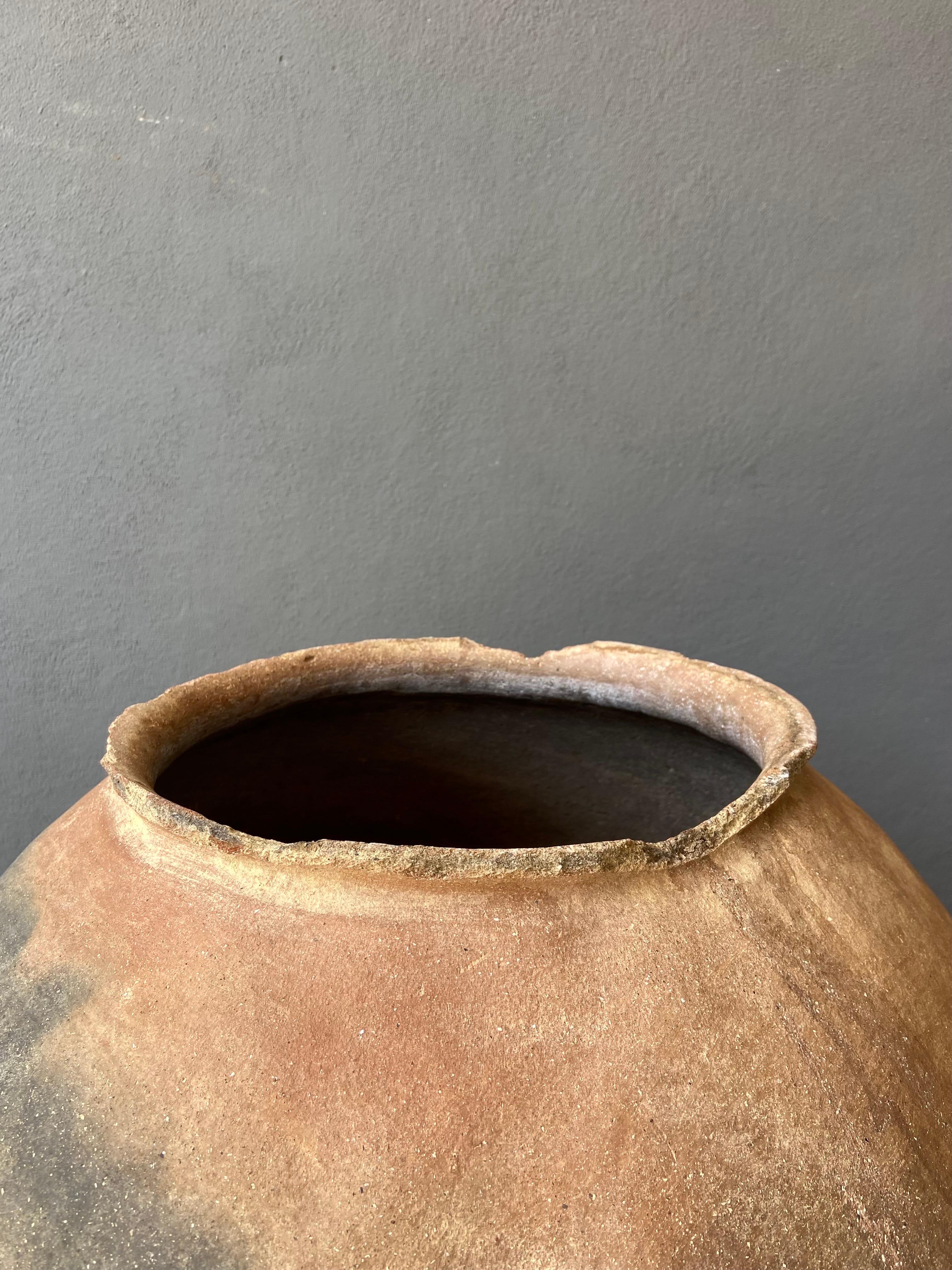 Ceramic Massive Terracotta Water Jar From Mexico, Circa 1920´s