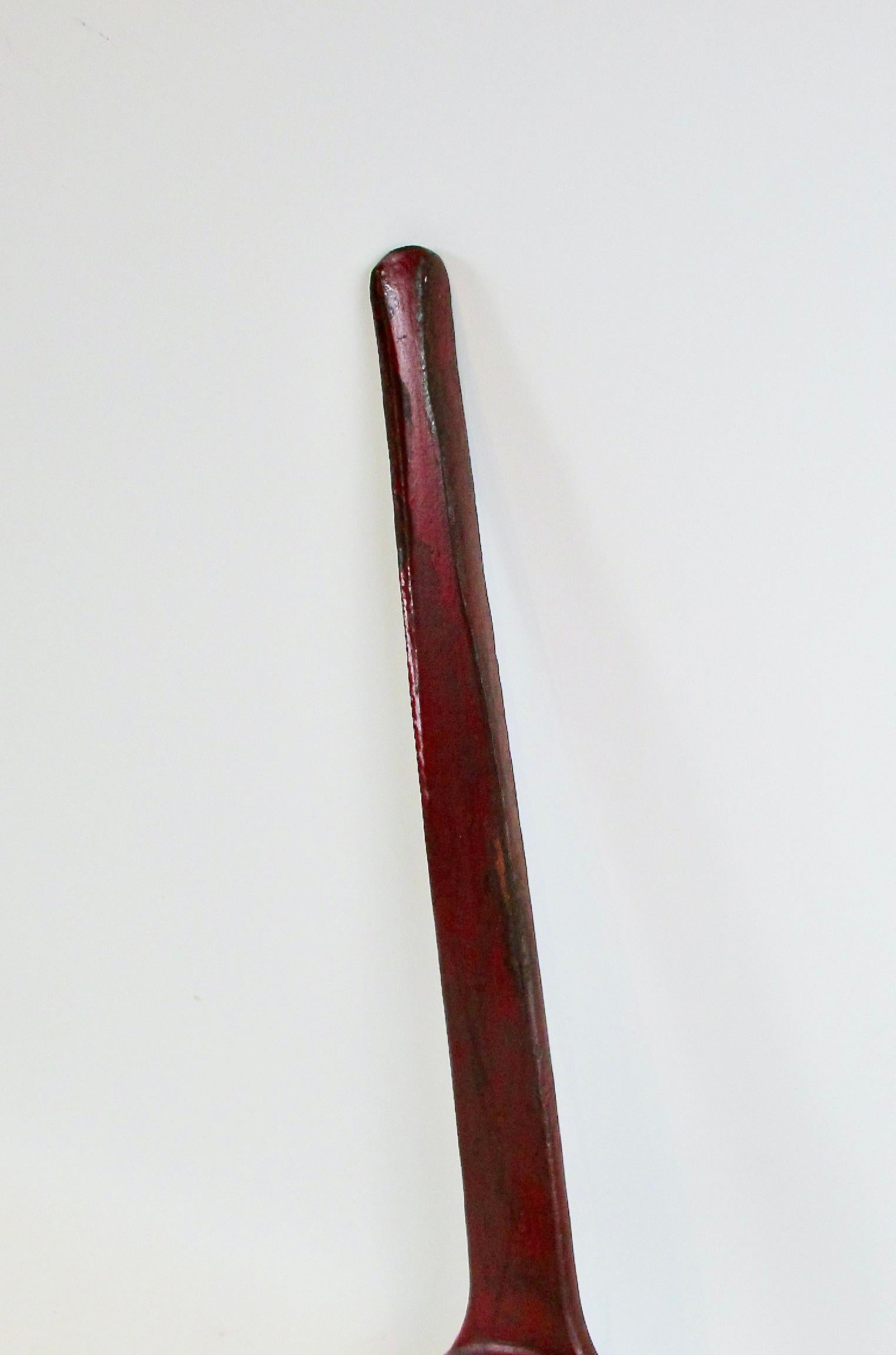 Massive three foot Iron wrench as steampunk Industrial Sculpture In Fair Condition For Sale In Ferndale, MI